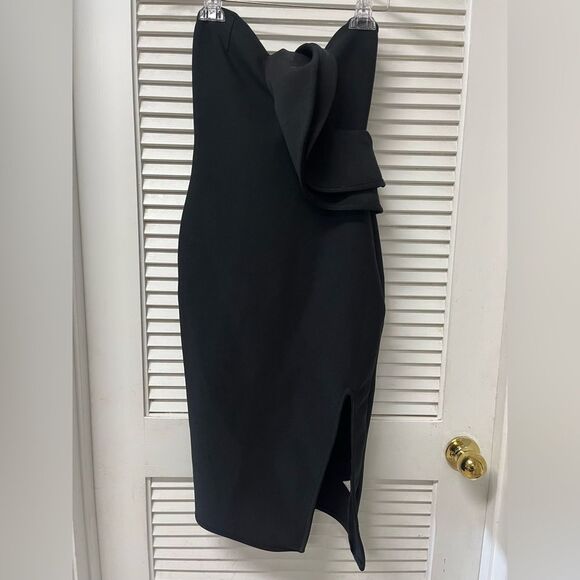 Black One Shoulder Dress small - Picture 1 of 2